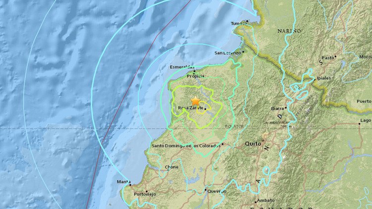Un segundo fuerte terremoto sacude Ecuador
