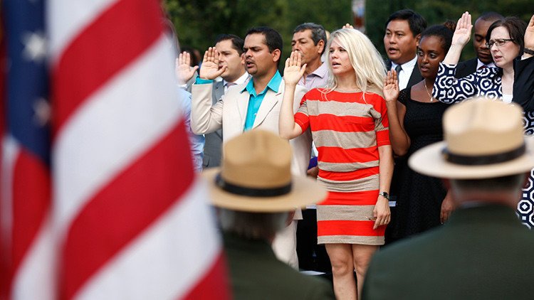 Crisol de razas estadounidense: un mapa interactivo ilustra la historia de inmigración (video)