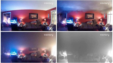 Video: Los dueños de una casa ven con impotencia por Internet cómo se quema en un incendio