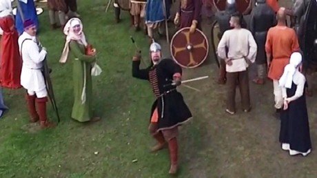 Un dron sufre en Rusia la caída más 'épica' jamás registrada (video)