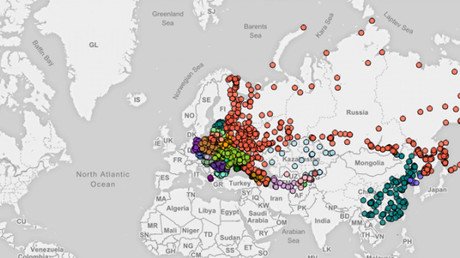 Mapa interactivo: ¿Qué pasaría si EE.UU. lanza bombas nucleares a sus 1.100 objetivos?