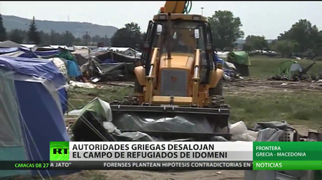 Grecia desaloja el campo de refugiados de Idomeni