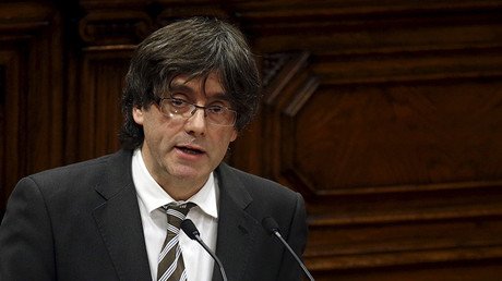 El presidente catalán llama acelerar el proceso de independencia de Cataluña