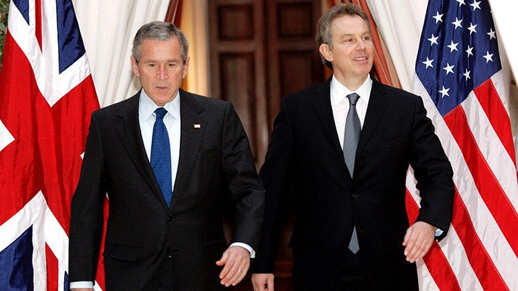 Revelan la correspondencia privada de Tony Blair a George W. Bush