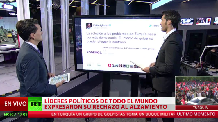 El golpe de Estado fallido en Turquía suscita reacciones a nivel mundial  