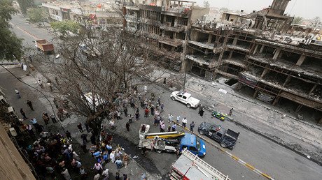 El escenario del atentado más mortífero en años en Irak a vista de dron (VIDEO)