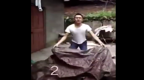 ¡A lo 'Chapo'! Chino intenta truco de desaparición en casa con un final inesperado