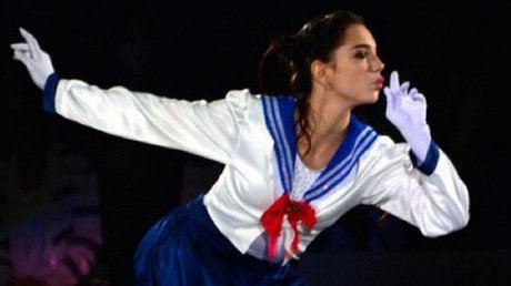 Video, fotos: Una patinadora rusa cautiva a los japoneses con su estilo 'anime'