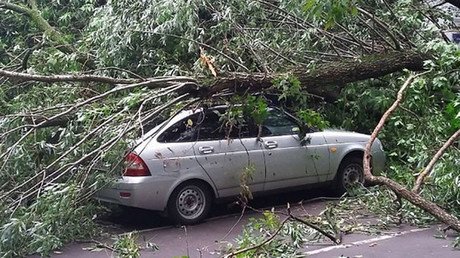 Fotos: Así despertó Moscú tras una tormenta 'apocalíptica'