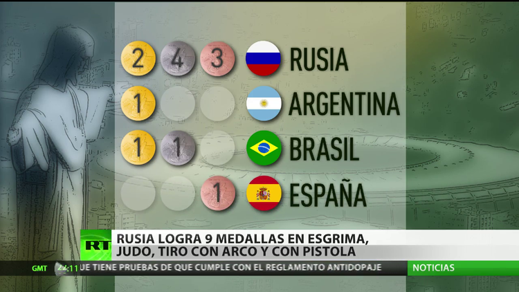 Rusia logra 9 medallas en esgrima, judo, tiro con arco y con pistola