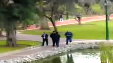 Un peruano se cae a una laguna mientras juega a Pokémon GO