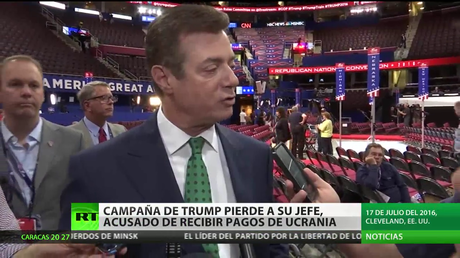 Trump pierde a su jefe de campaña, acusado de recibir dinero de Ucrania