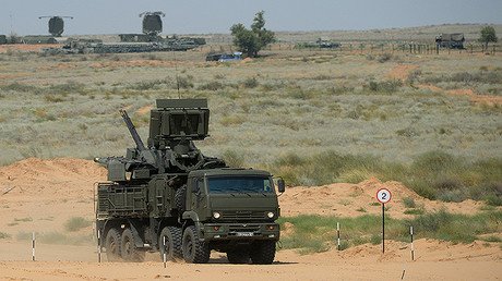 Video: El sistema antiaéreo ruso Pántsir-S1 destruye un dron