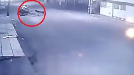 Unos 15 feroces perros callejeros atacan a una indefensa mujer (FUERTE VIDEO) 