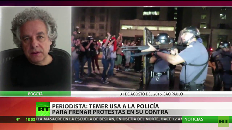 Protestas por la destitución de Rousseff, más agresivas que contra su mandato