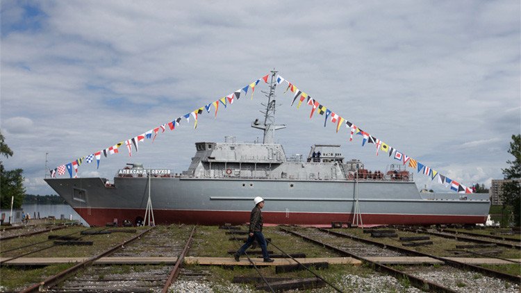 VIDEO: Rusia prueba el dragaminas moldeado en 3D más grande del mundo