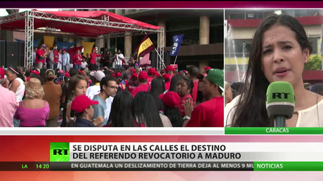 Venezuela: Manifestaciones a favor y en contra de un referendo revocatorio contra Maduro