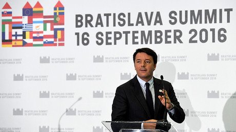 Se acaba la paciencia: el primer ministro italiano critica a Merkel y Hollande