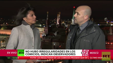 Los resultados de las parlamentarias en Rusia "llenan de optimismo al partido gobernante"