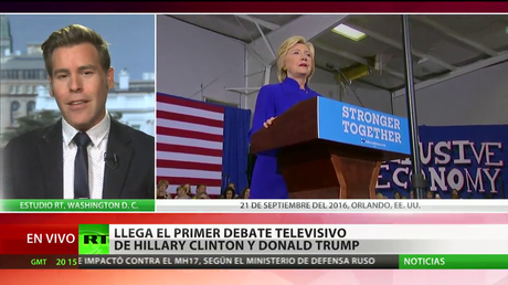 Llega el primer debate presidencial televisivo entre Clinton y Trump