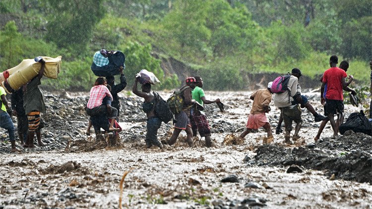 Publican un video de los daños devastadores que causó el huracán Matthew en Haití