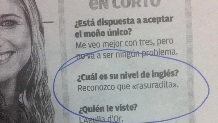 "¿Nivel de inglés?": La insólita respuesta de una española que arrasa en Internet