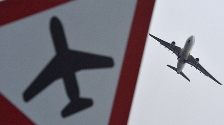 Esta escalofriante imagen no le ayudará a superar el miedo a volar