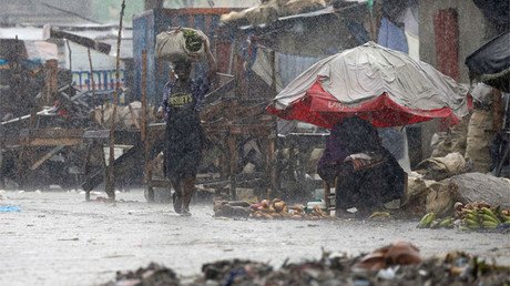 FOTO: El huracán Matthew adquiere la forma de un 'cráneo siniestro'