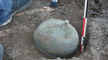 Hallan el casco de un guerrero de una civilización desconocida en el sur de Rusia