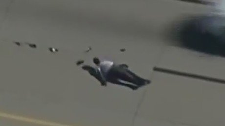 'Cazado' infraganti: un ladrón que huía de la Policía termina electrocutado