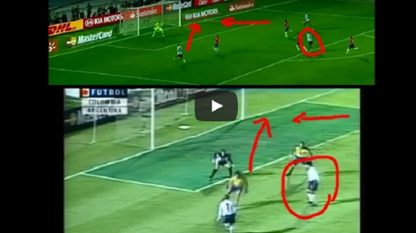 3 jugadas idénticas de dos '9' argentinos: Golazos de Batistuta y goles cantados de Higuaín