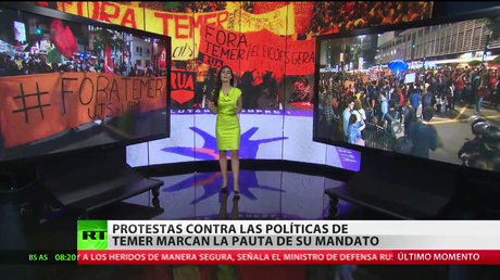 Las protestas contra las políticas de Temer marcan la pauta de su mandato