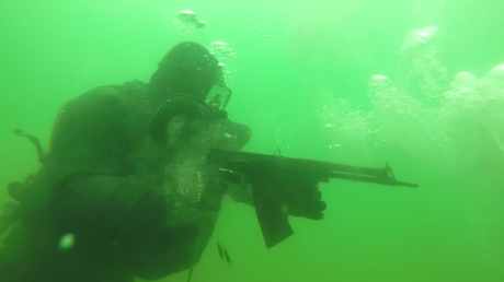 Así se entrenan los nadadores de combate rusos (VIDEO)