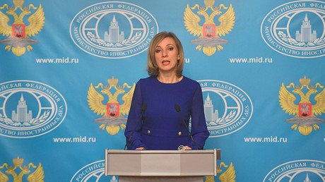 María Zajárova dedica a la representante de EE.UU. en la ONU una imagen con atrocidades del EI