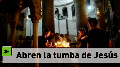PRIMERAS IMÁGENES: Abren la tumba de Cristo por primera vez en siglos