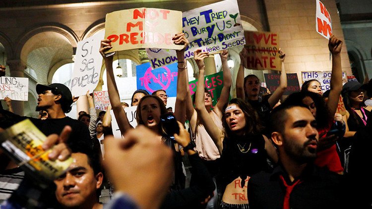 EE.UU. se levanta: El mapa de las mayores protestas contra Trump