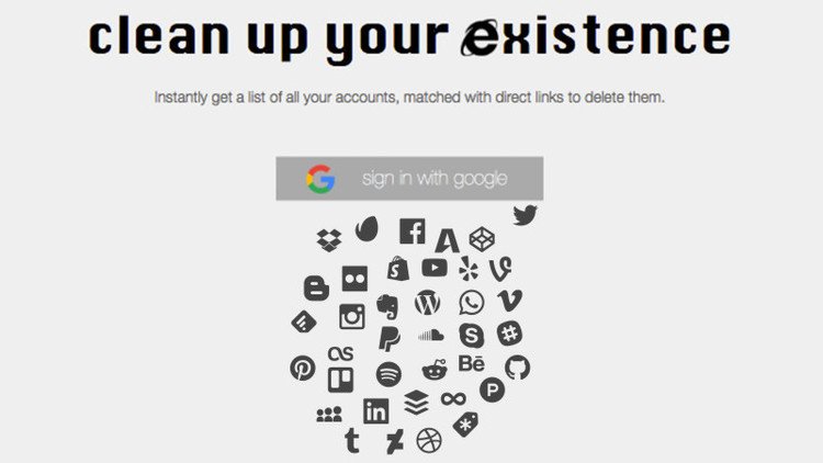 Cómo borrar todo su rastro en Internet pulsando un botón