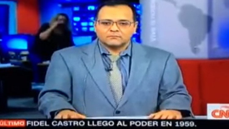 "¡Necesito saber si estoy fuera del aire!": La manera más extraña de anunciar la muerte de Fidel 