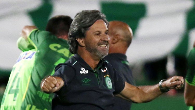 Director técnico del Chapecoense: "Si hoy muriese, lo haría feliz"