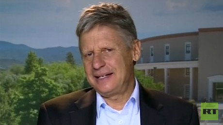 Gary Johnson a RT: "50 % de los estadounidenses son independientes. ¿Dónde está su representación?"