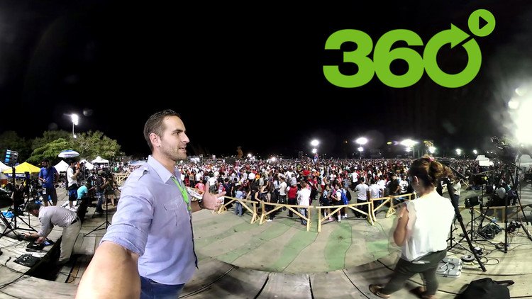 Último adiós al comandante: Video del funeral de Fidel Castro en Santiago de Cuba en 360º