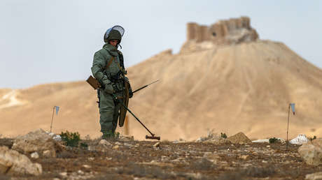 Zapadores rusos se dirigen a Siria para desminar Alepo