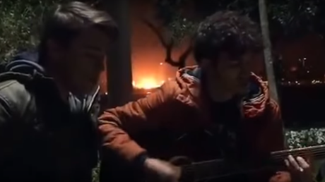 El momento exacto de la explosión en Estambul captado en un video