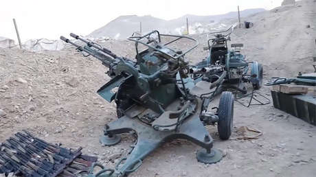 Rusia no considera una amenaza el armamento abandonado en Palmira