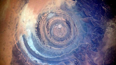 Espectaculares imágenes del 'Ojo de África' captadas por un astronauta (FOTOS)
