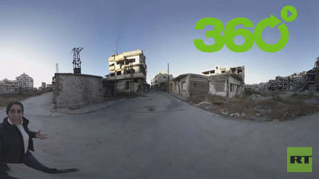 Homs en 360º: Así son las terribles consecuencias de guerra en la ciudad siria