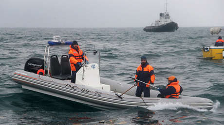 Video: Más de 3.000 personas, implicadas en la búsqueda del Tu-154 siniestrado en el mar Negro
