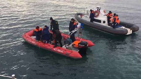 Video: Rusia recupera varios fragmentos del avión Tu-154 siniestrado