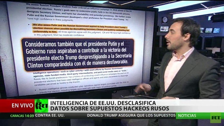 La Inteligencia de EE.UU. desclasifica datos sobre presuntos 'hackeos' rusos