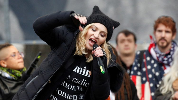 Moteros afines a Trump exigen el arresto de Madonna por sus amenazas